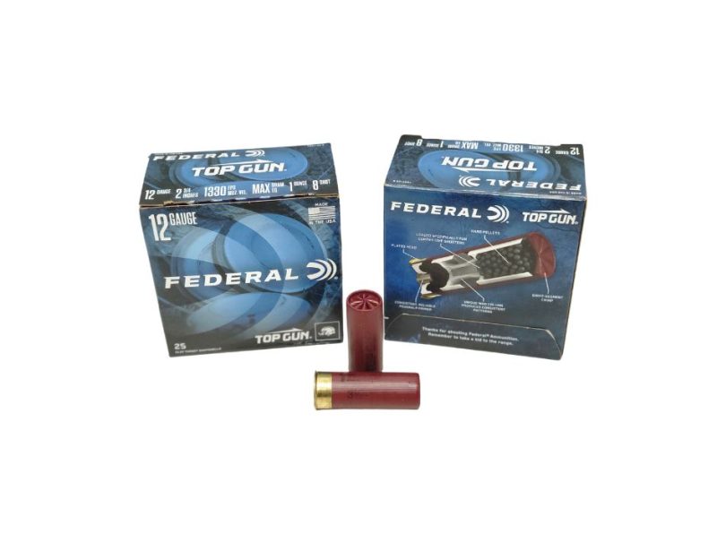 Federal TOP GUN 12 Gauge 8 shot 2.75 1 oz MAX DRAM 1330 FPS